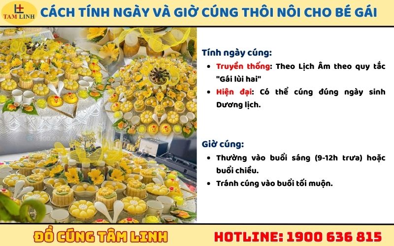 cach tinh ngay va chon gio cung thoi noi cho be gai