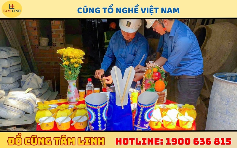 Cúng tổ nghề xây dựng