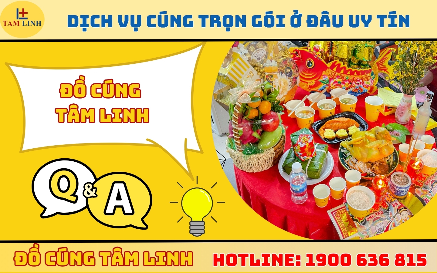 Dịch vụ cúng trọn gói ở đâu uy tín