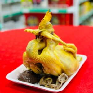 ga luoc cheo canh