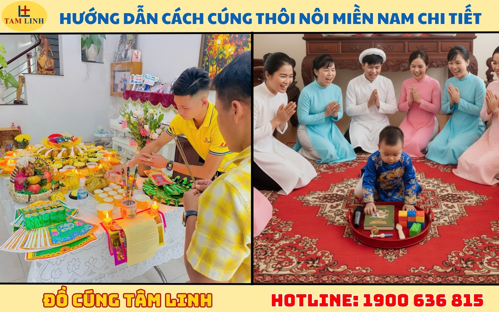 Hướng dẫn cách cúng thôi nôi Miền Nam chi tiết