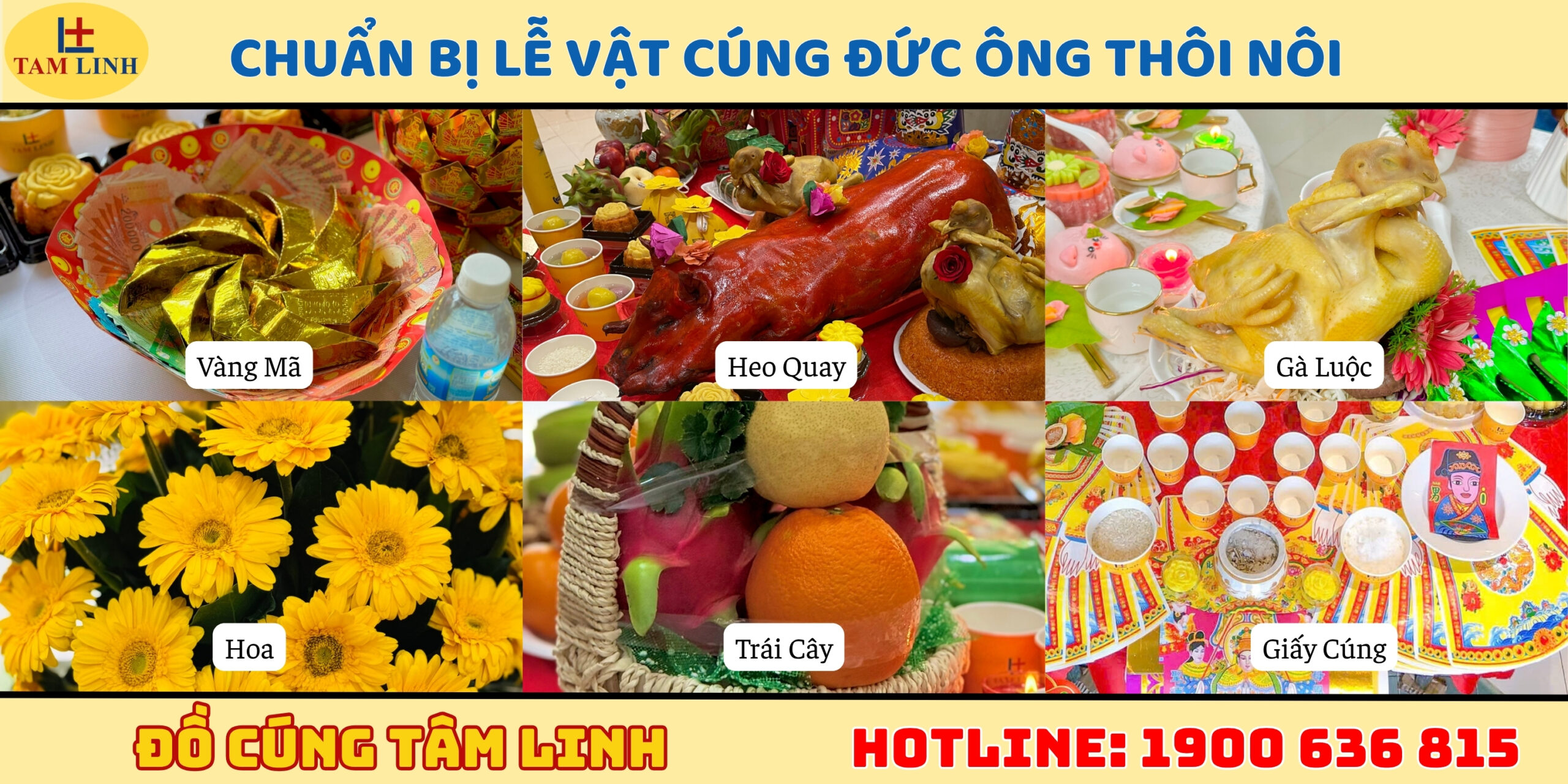 Lễ vật cúng Đức Ông thôi nôi