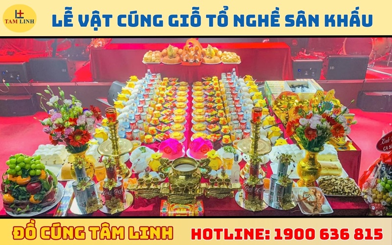 Lễ vật cúng giỗ tổ nghề sân khấu cần chuẩn bị những gì