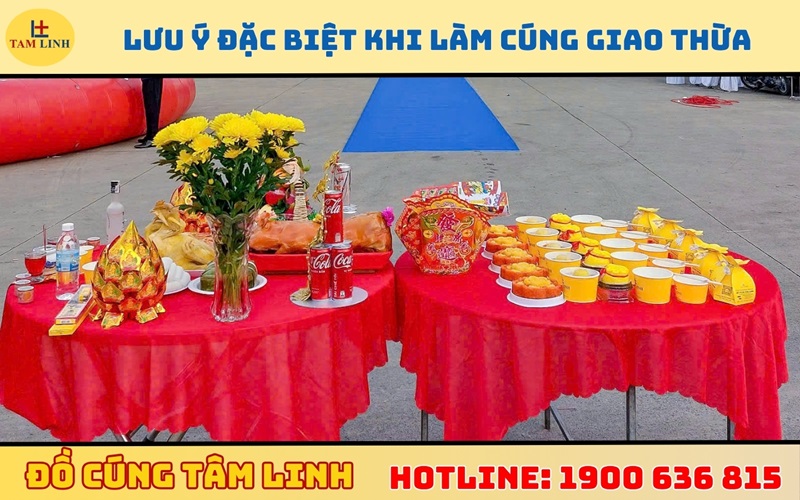 Lưu ý đặc biệt khi làm cúng giao thừa