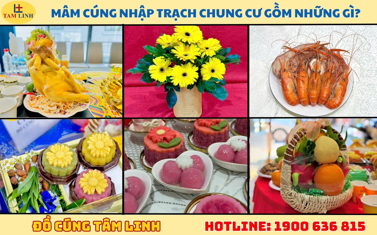 Mâm cúng nhập trạch chung cư gồm những gì