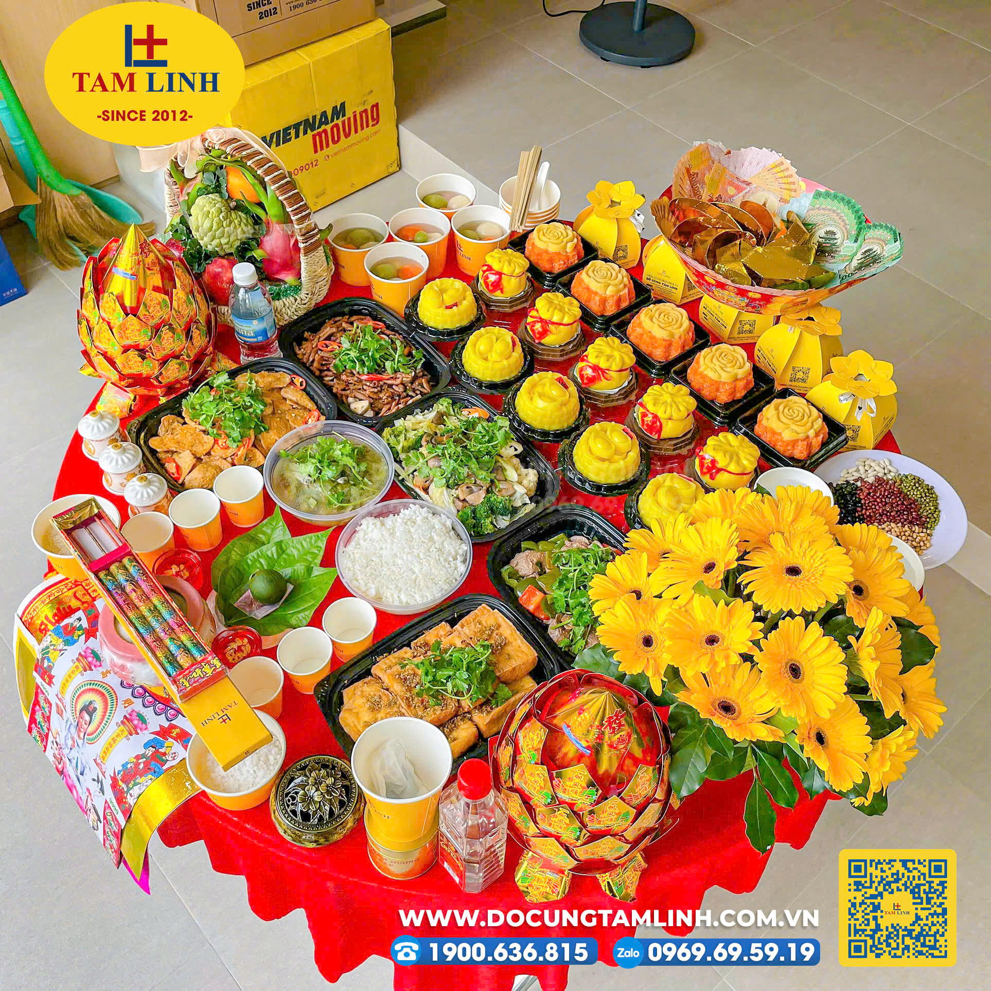 mam cung nhap trach tron goi