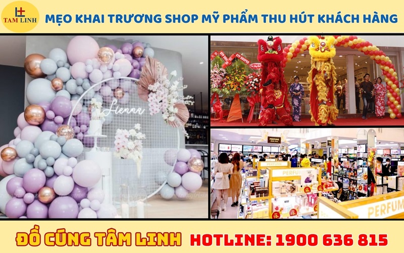 Mẹo khai trương shop mỹ phẩm thu hút khách hàng