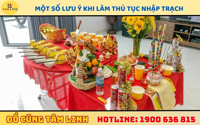 Một số lưu ý khi làm thủ tục nhập trạch