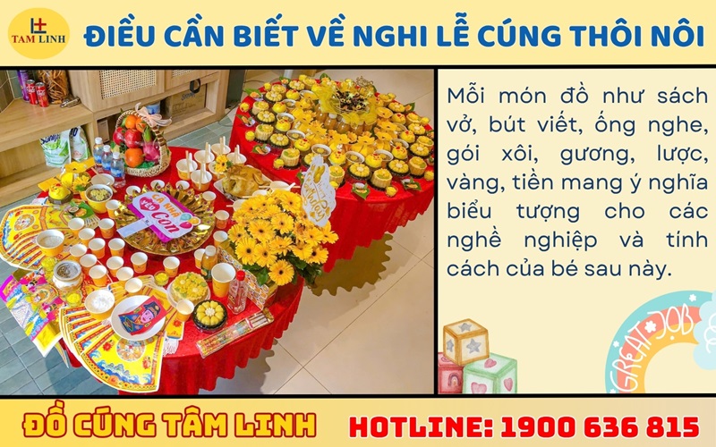 Những điều cần biết về nghi lễ cúng thôi nôi cho bé