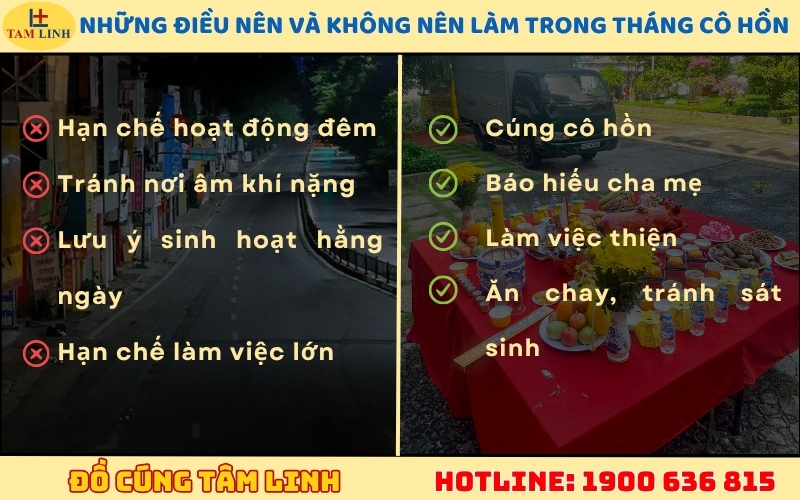 Những điều nên và không nên làm trong tháng cô hồn