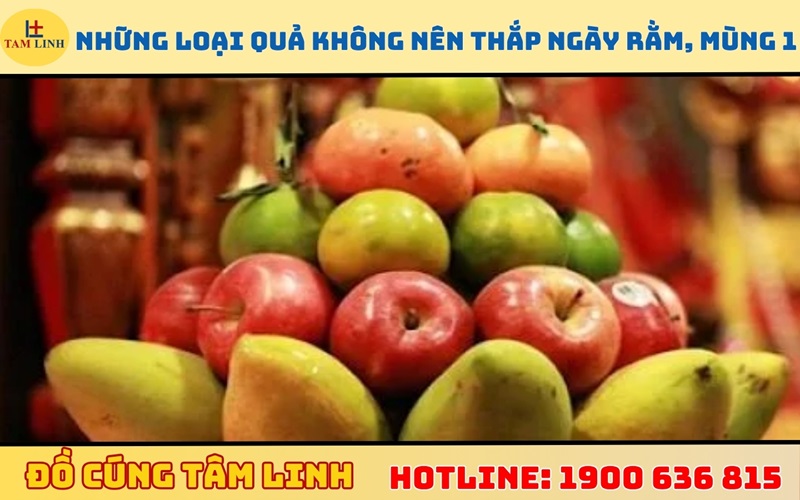 Những loại quả không nên thắp hương ngày rằm, mùng 1