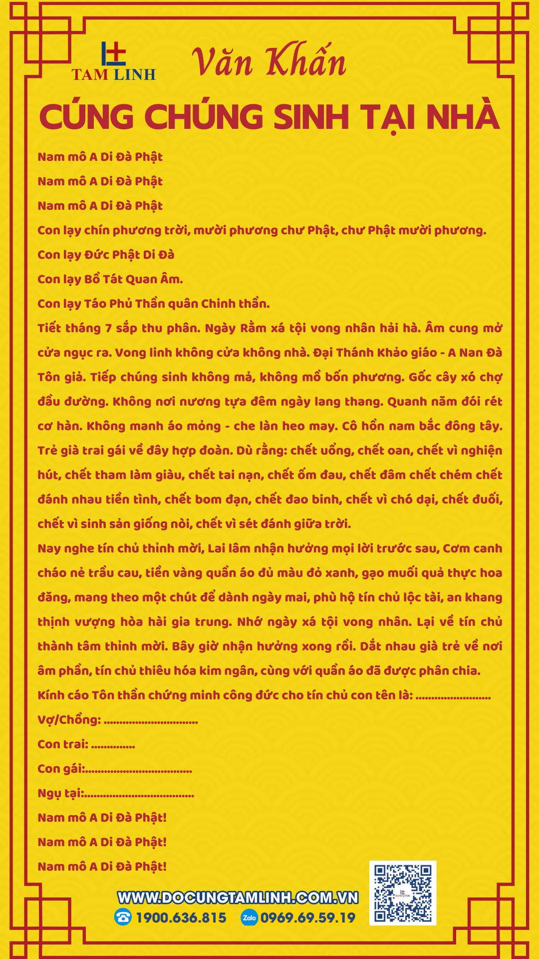 cúng chúng sinh