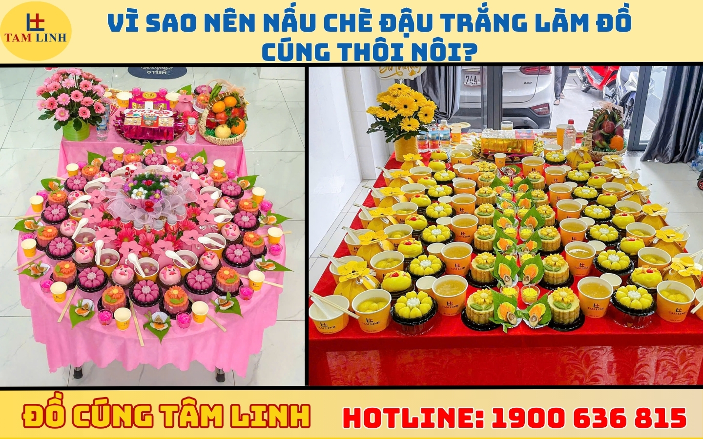 Vì sao nên nấu chè đậu trắng làm đồ cúng thôi nôi