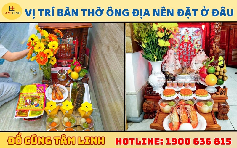 Vị trí bàn thờ ông Địa nên đặt ở đâu trong nhà đúng chuẩn phong thủy