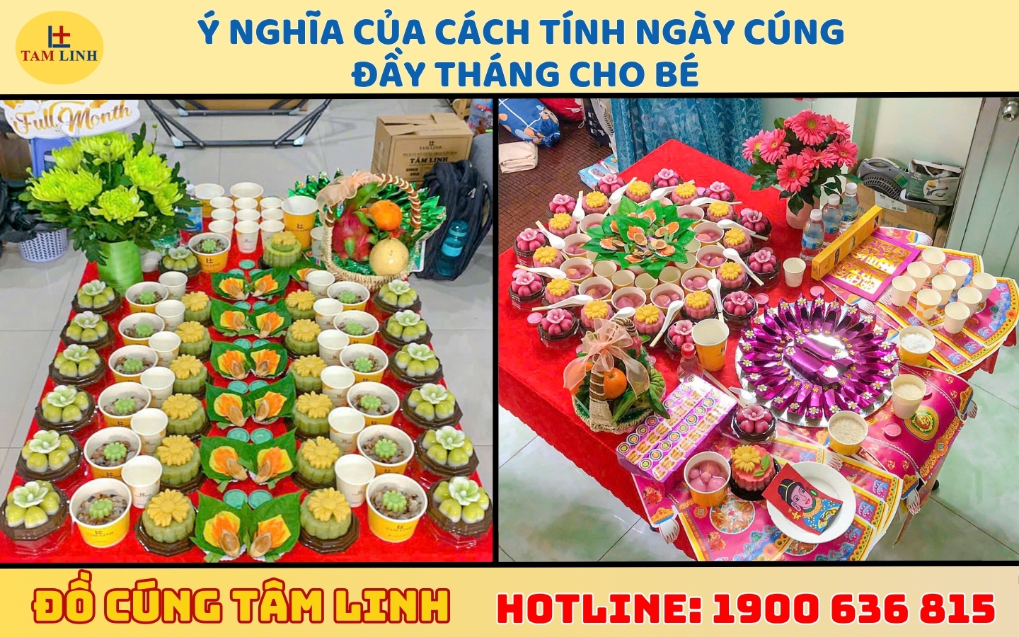 Cách tính ngày cúng đầy tháng cho bé
