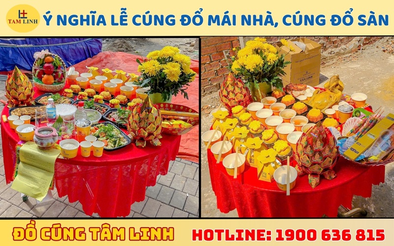 Ý nghĩa lễ cúng cất nóc nhà, cúng đổ sàn, lễ cúng đổ mái nhà