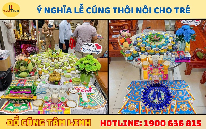 Ý nghĩa lễ cúng thôi nôi cho trẻ