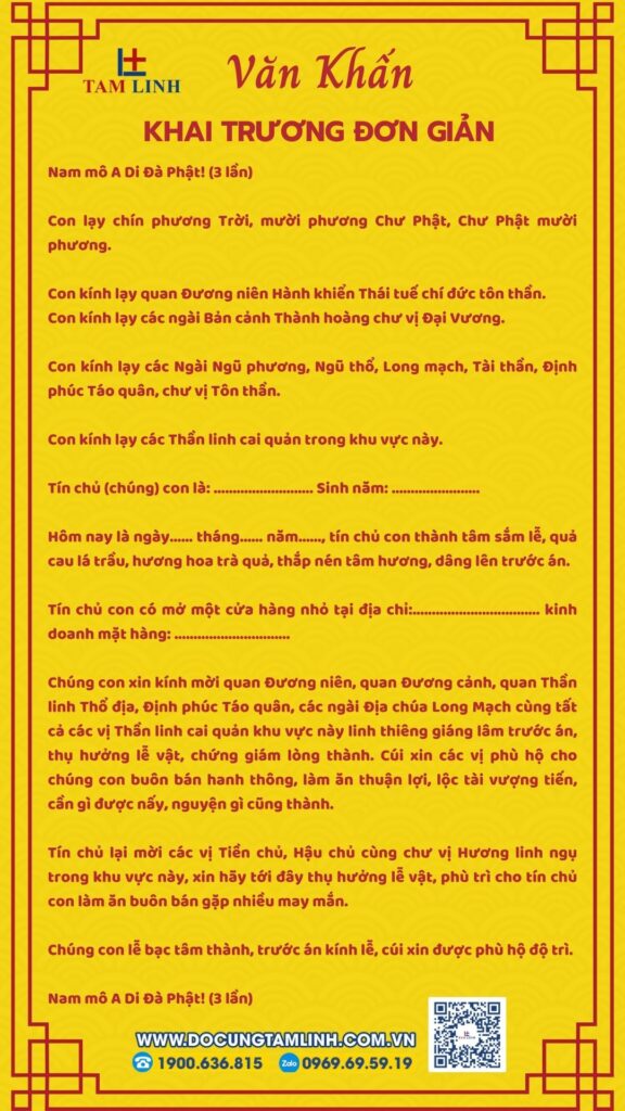 bai cung khai truong don gian