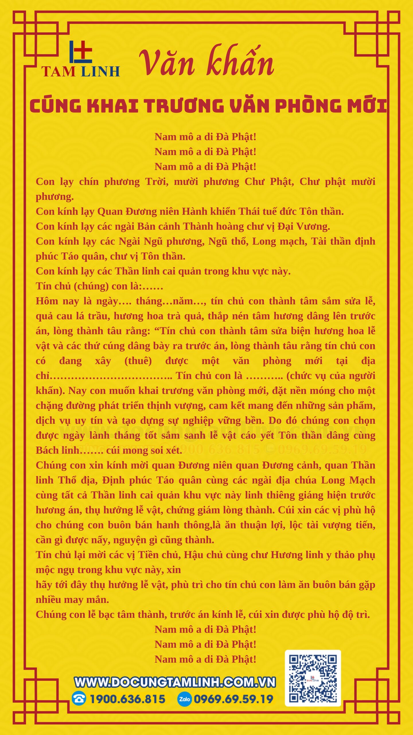 Bài cúng khai trương đơn giản cho buôn bán nhỏ 