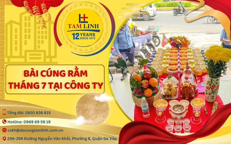Bài cúng Rằm tháng 7 tại công ty