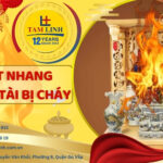 bát nhang thần tài bị cháy