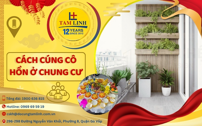 cách cúng cô hồn ở chung cư