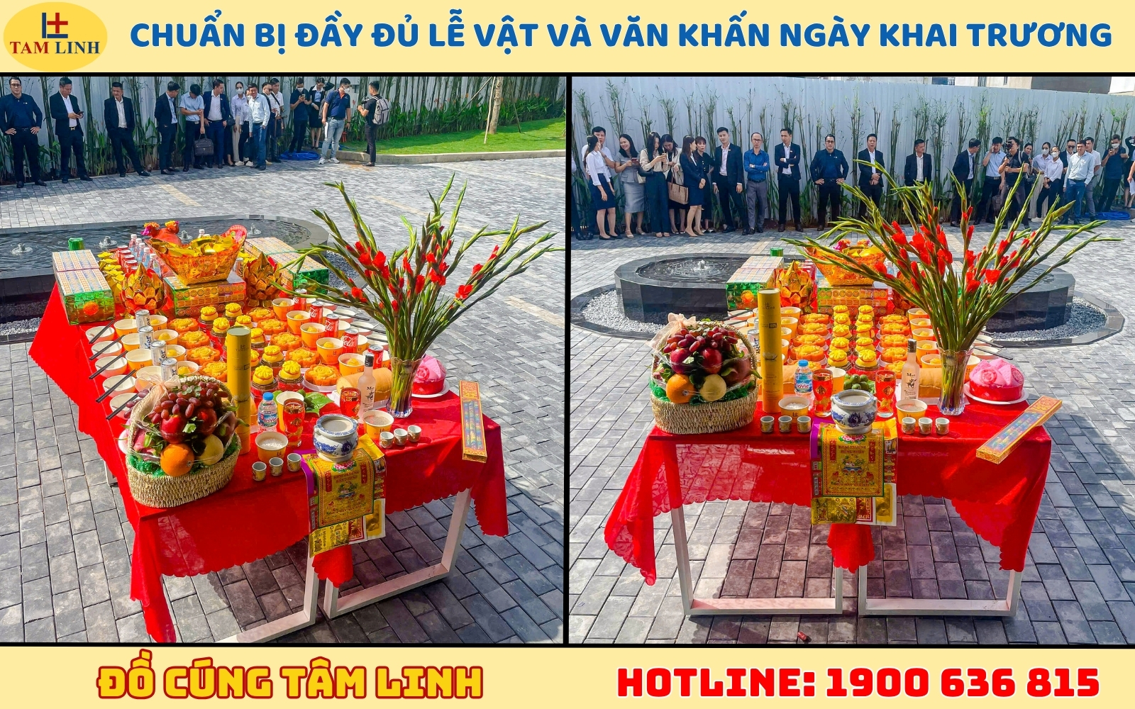Chuẩn bị đầy đủ lễ vật và văn khấn ngày khai trương