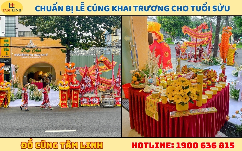 Chuẩn bị lễ cúng khai trương cho tuổi Sửu