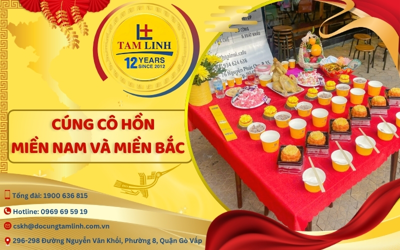 cúng cô hồn miền nam và cúng cô hồn miền bắc