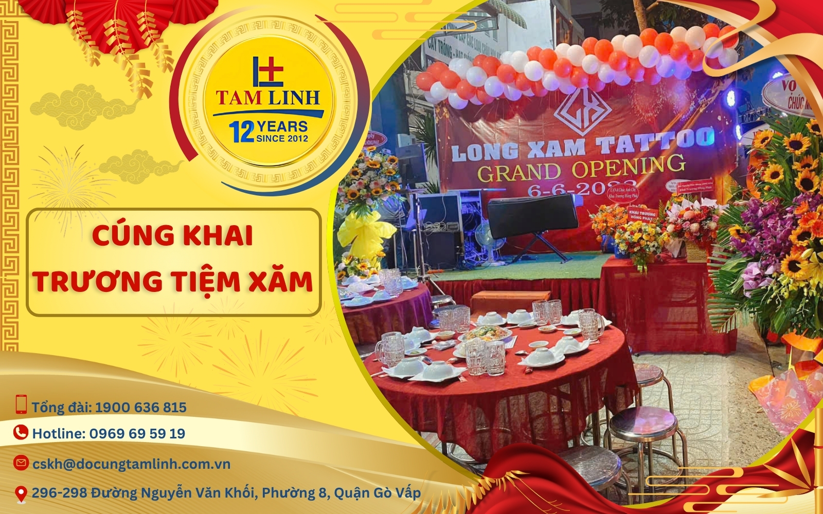 Cúng khai trương tiệm xăm