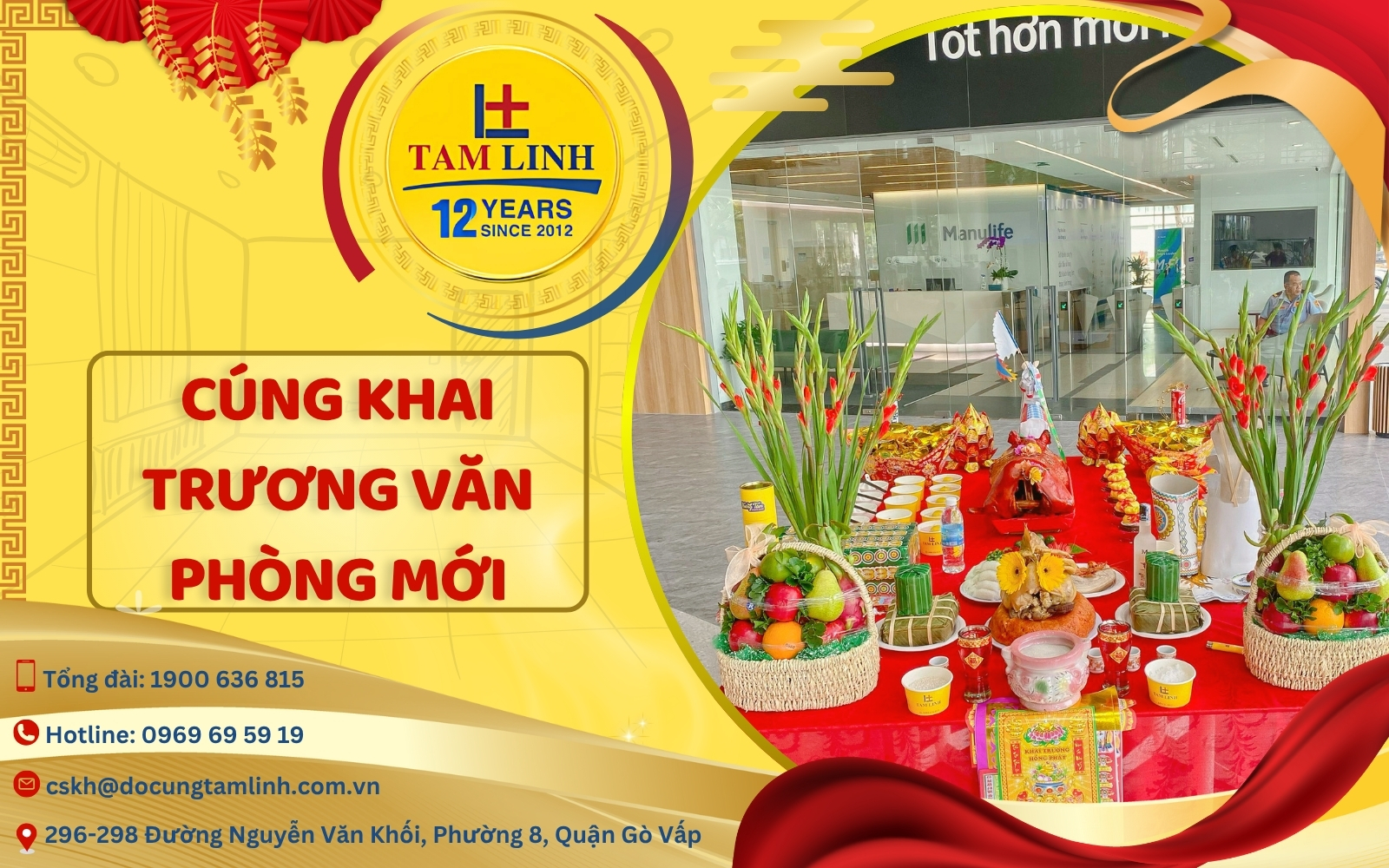cúng khai trương văn phòng mới