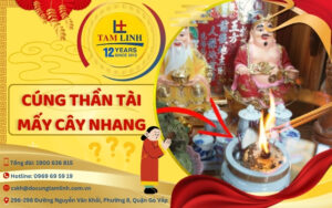 cúng thần tài mấy cây nhang