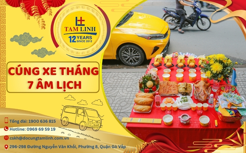 cúng xe tháng 7 âm lịch
