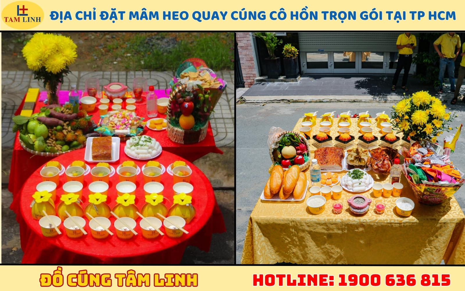 Địa chỉ đặt mâm heo quay cúng cô hồn trọn gói tại TP Hồ Chí Minh