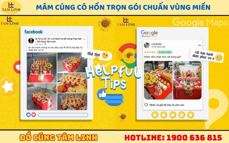 Giải pháp mâm cúng cô hồn trọn gói, chuẩn vùng miền