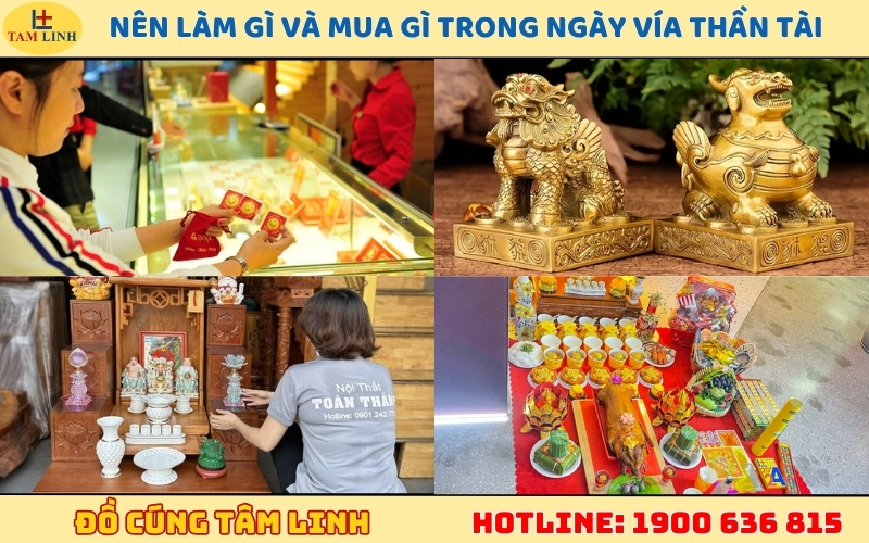 Hướng dẫn cúng Vía Thần Tài