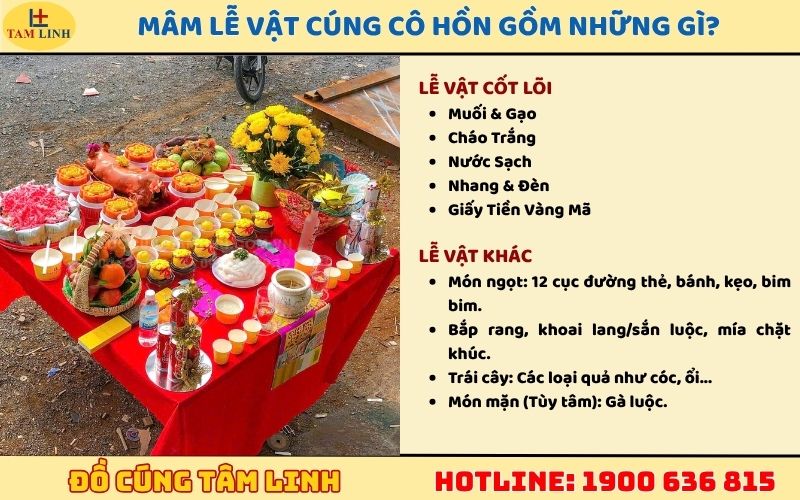mam le vat cung co hon gom nhung gi