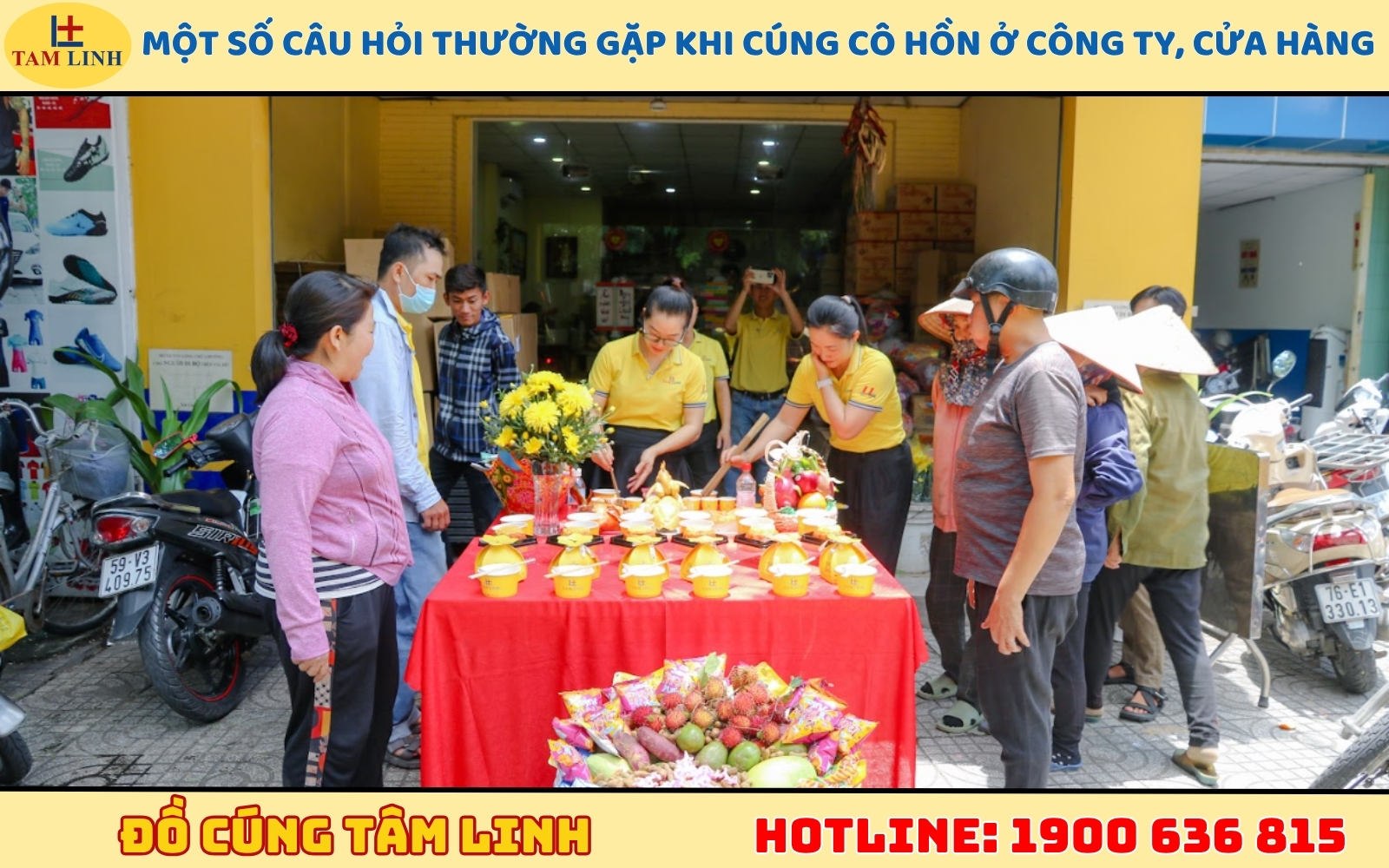 Một số câu hỏi thường gặp khi cúng cô hồn ở công ty, cửa hàng 