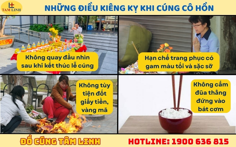 những điều kiêng kỵ khi cúng cô hồn để gia đạo bình an