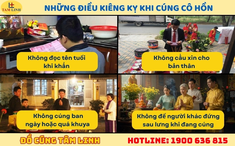 những điều kiêng kỵ khi cúng cô hồn để không rước vong vào nhà