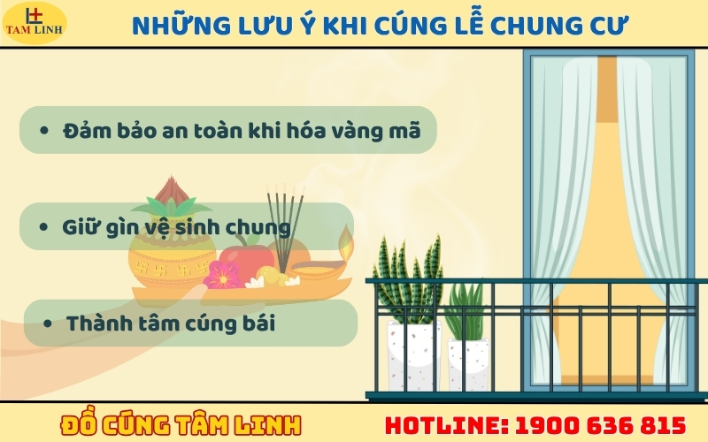Những lưu ý để cúng lễ chung cư văn minh, trọn vẹn
