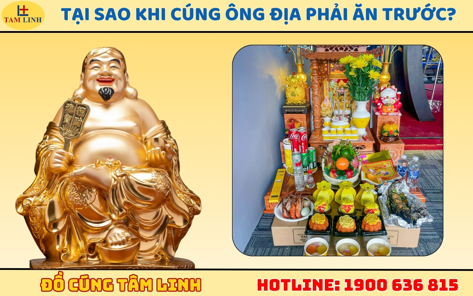 Tại sao khi cúng ông địa phải ăn trước