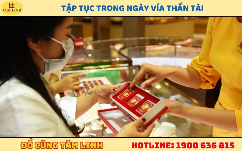 Tập tục trong ngày vía Thần Tài