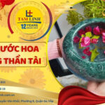 Tô nước hoa cúng Thần Tài