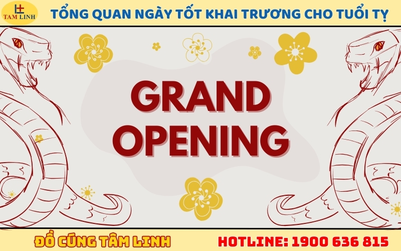 Tổng quan ngày tốt khai trương cho tuổi Tỵ