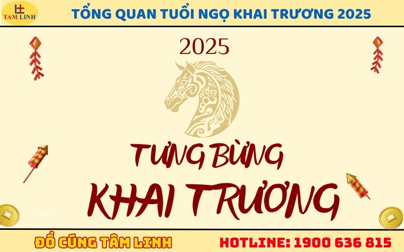Tổng quan tuổi Ngọ khai trương 2025