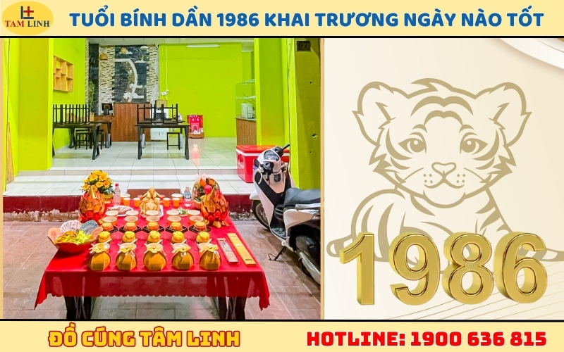 Tuổi Bính Dần 1986 khai trương ngày nào tốt
