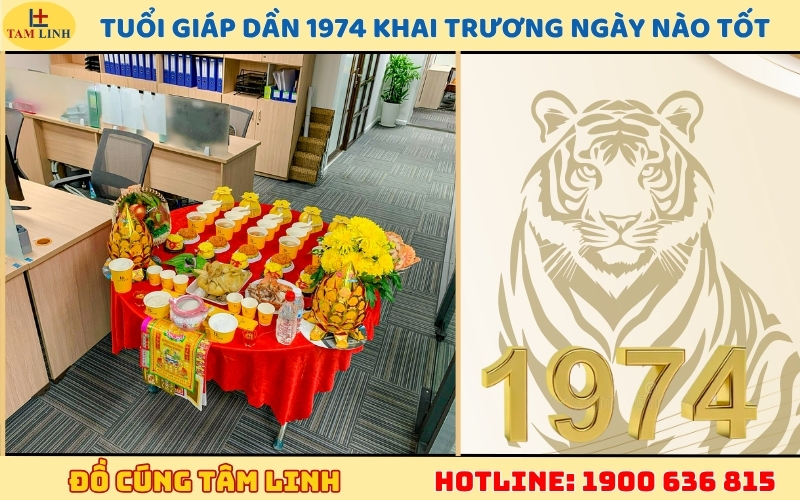Tuổi Giáp Dần 1974 khai trương ngày nào tốt