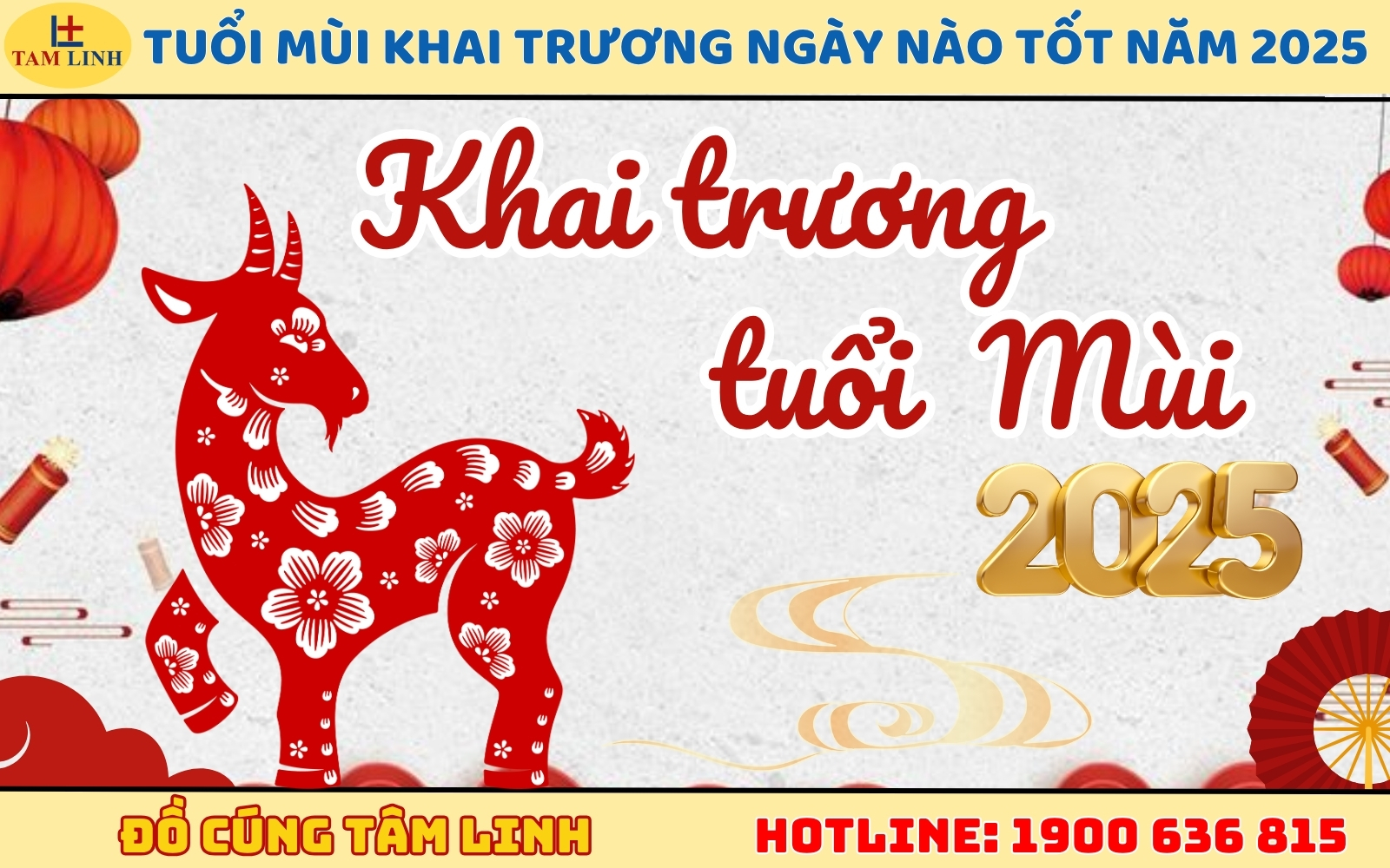 Tuổi Mùi khai trương ngày nào tốt năm 2025