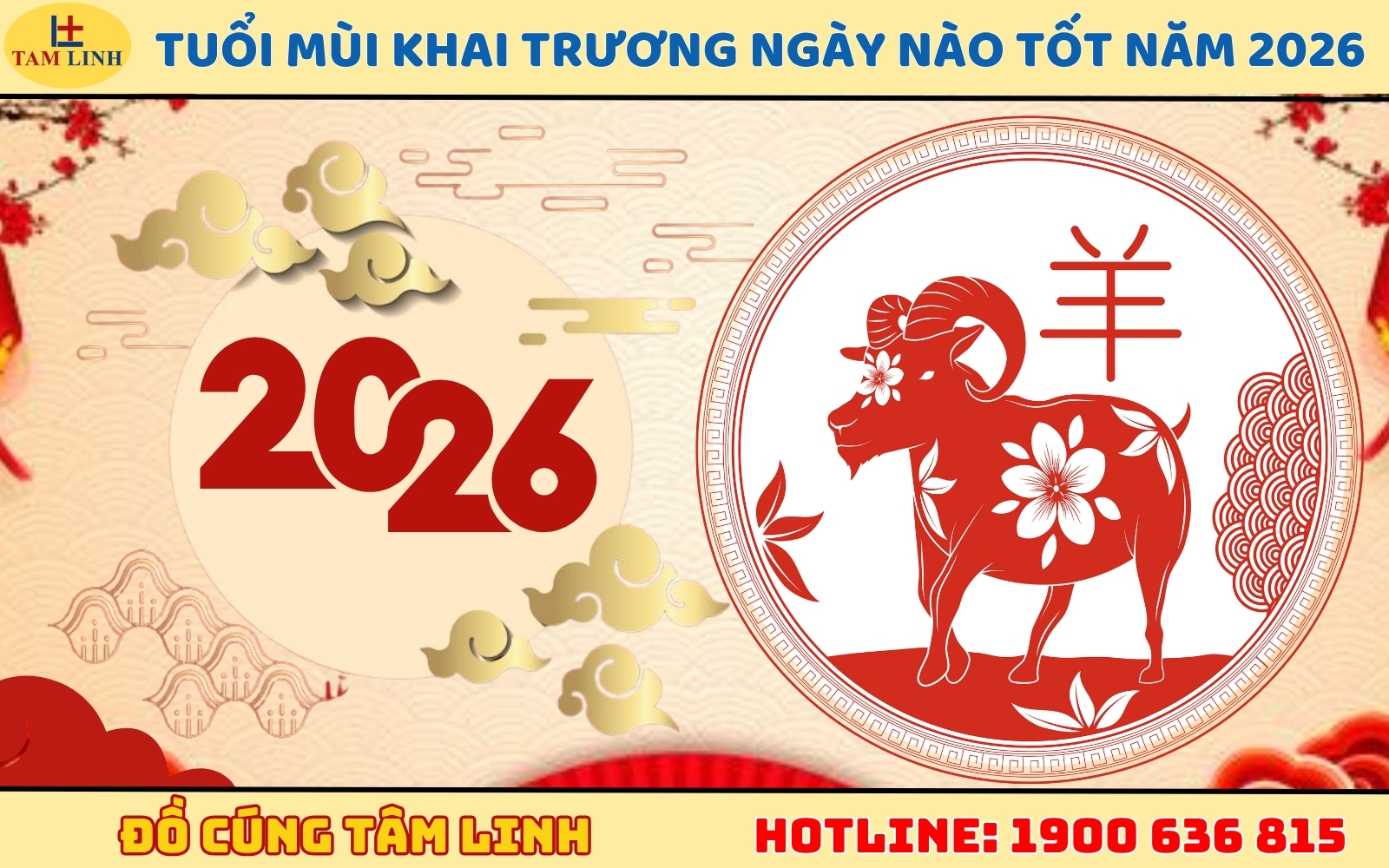 Tuổi Mùi khai trương ngày nào tốt năm 2026